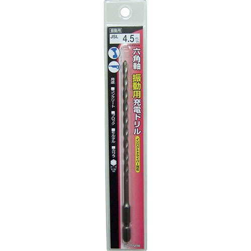 コマ 六角軸振動用充電ドリル ロング JSL-45 076745 (金属・金工)