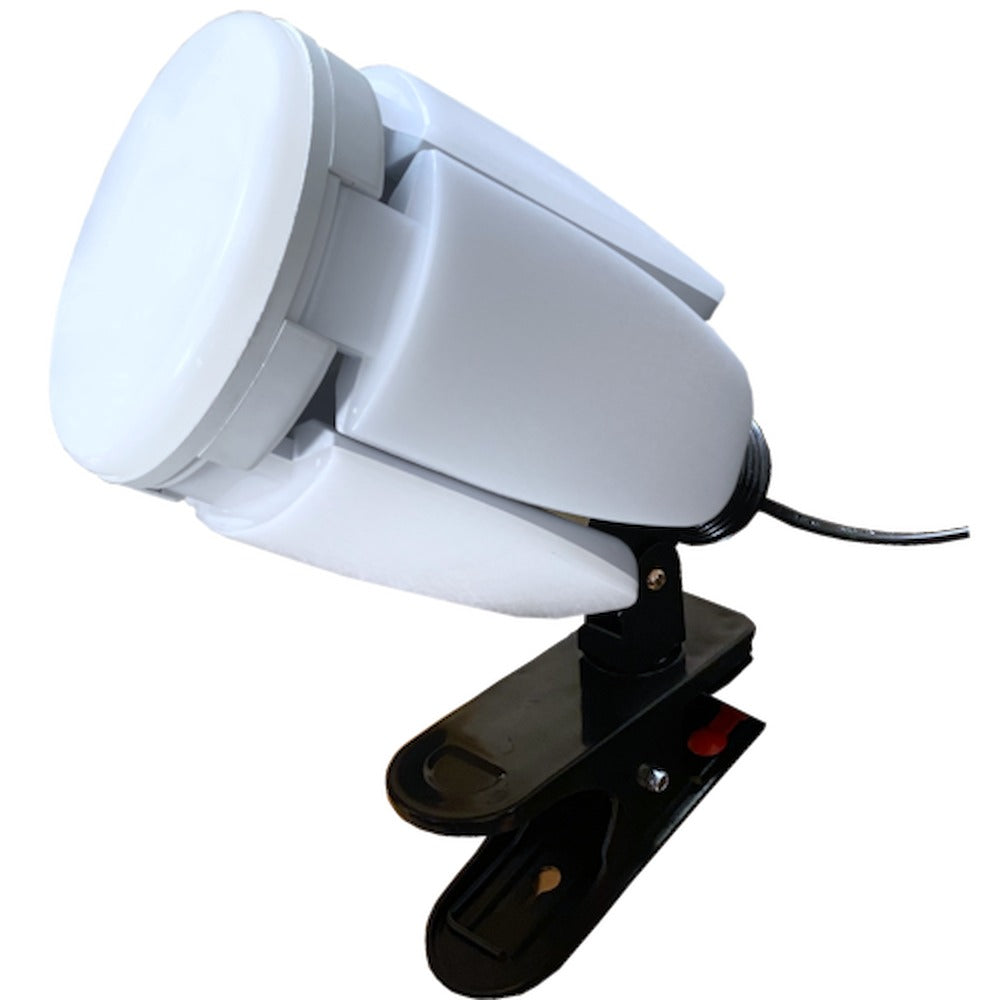 YADA 矢田電気 100V LED作業灯 電球付クリップランプ 73W E26 明るさ