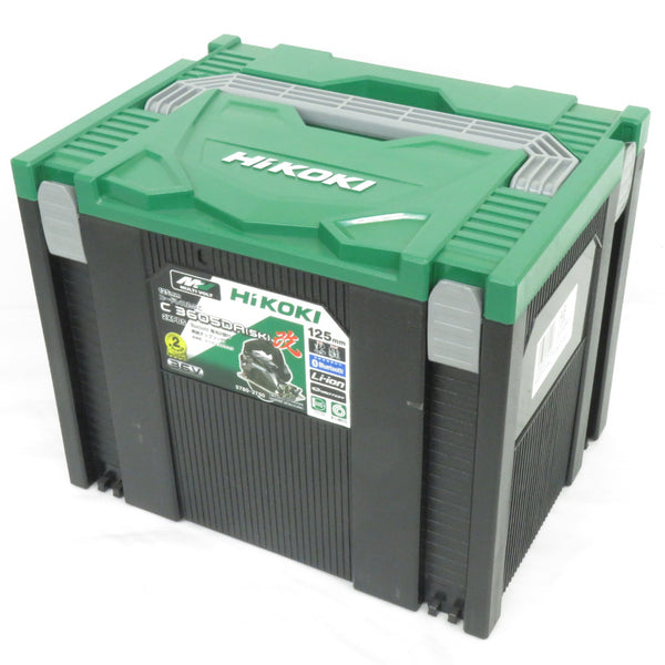 HiKOKI ハイコーキ マルチボルト36V 125mm コードレス丸のこ マルノコ ストロングブラック ケース・充電器・Bluetoothバッテリ2個セット C3605DA(SK)(2XPBS) 未使用品