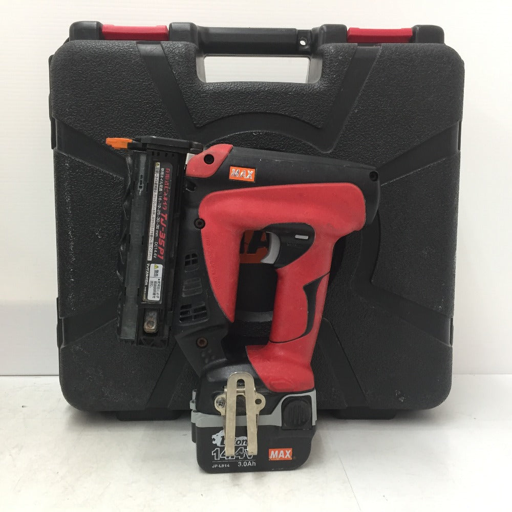 MAX マックス 14.4V 3.0Ah 35mm 充電式ピンネイラ ピン釘打機 ケース