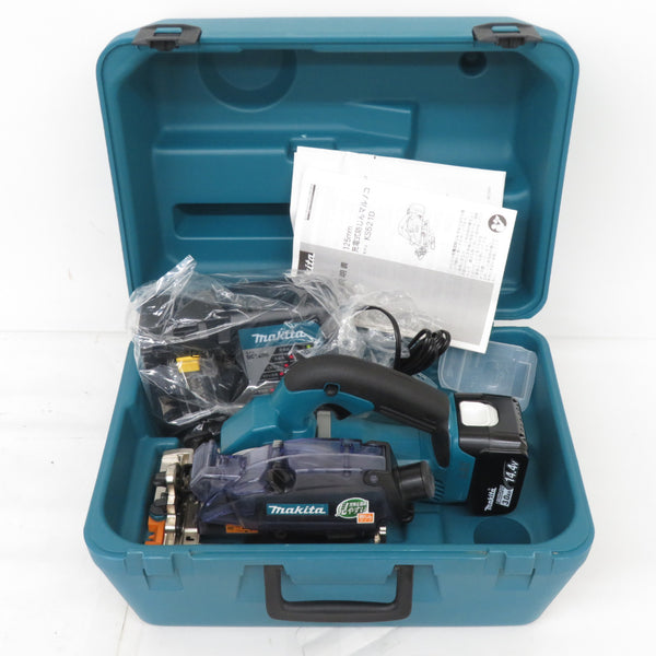makita マキタ 14.4V 3.0Ah 125mm 充電式防じんマルノコ ケース・充電器・バッテリ1個セット ノコ刃なし KS521DRF 未使用品