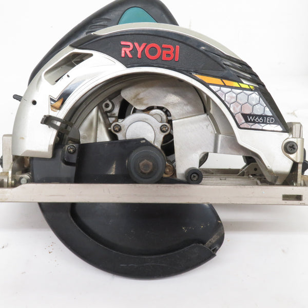 RYOBI KYOCERA 京セラ 100V 165mm 電子丸ノコ マルノコ 本体のみ ノコ刃欠品 W-661ED 中古