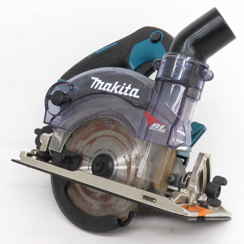 makita マキタ 40Vmax対応 125mm 充電式防じんマルノコ ダストカバー仕様 本体のみ ブレーキ若干遅れあり KS001G 中古 【工具専門店 テイクハンズ金沢野々市店】 makita マキタ 40Vmax対応 125mm 充電式防じんマルノコ ダストカバー