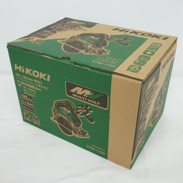 HiKOKI ハイコーキ マルチボルト36V対応 125mm コードレスリフォーム用丸のこ マルノコ 無線連動対応 本体のみ C3605DB(SK)(NN) 未使用品