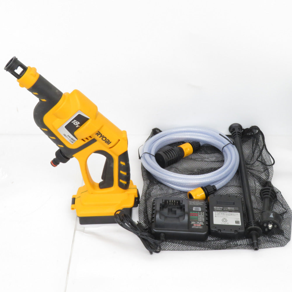 KYOCERA RYOBI 京セラ　リョービ　高圧洗浄機　KSW-1800L1 KYOCERA 京セラ(リョービ) 高圧洗浄機 コードレス 充電式
