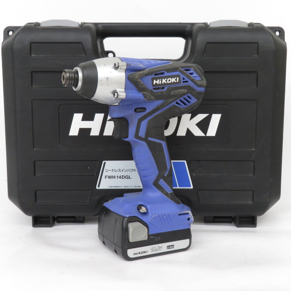 HiKOKI ハイコーキ 14.4V 1.3Ah コードレスインパクトドライバ HiKOKI ハイコーキ 14.4V 1.3Ah コードレスインパクトドライバ