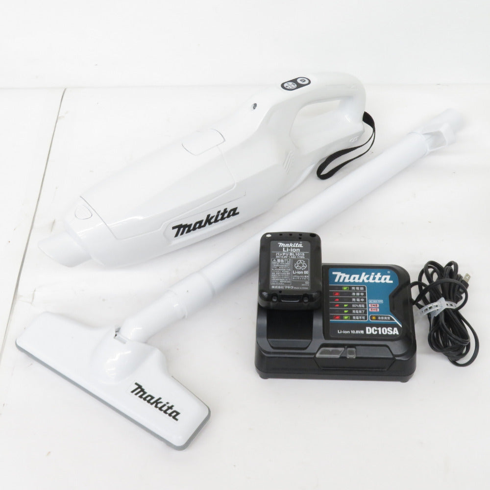 makita マキタ 10.8V 1.5Ah 充電式クリーナ 紙パック式 ワンタッチ 