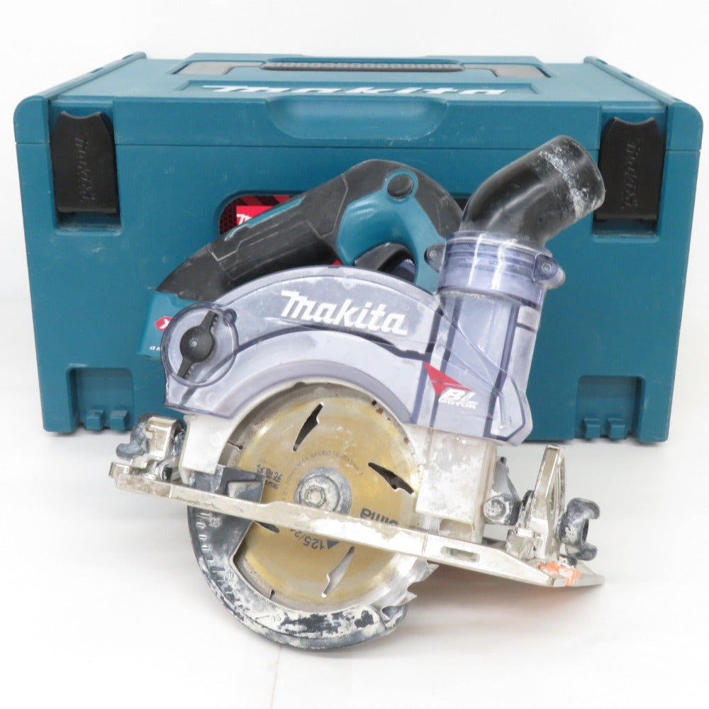 makita マキタ 40Vmax対応 125mm 充電式防じんマルノコ ダストカバー仕様 本体のみ ブレーキ若干遅れあり KS001G 中古 【工具専門店 テイクハンズ金沢野々市店】 makita マキタ 40Vmax対応 125mm 充電式防じんマルノコ ダストカバー