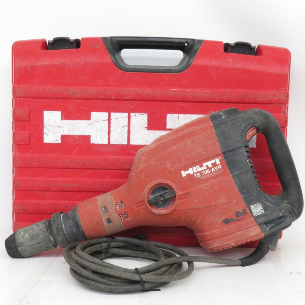 HILTI ヒルティ 100V 電動ハツリ機 SDSマックス サイドハンドル欠品 ケース付 TE706-AVR 中古 | テイクハンズ  takehands | 工具専門店 テイクハンズ