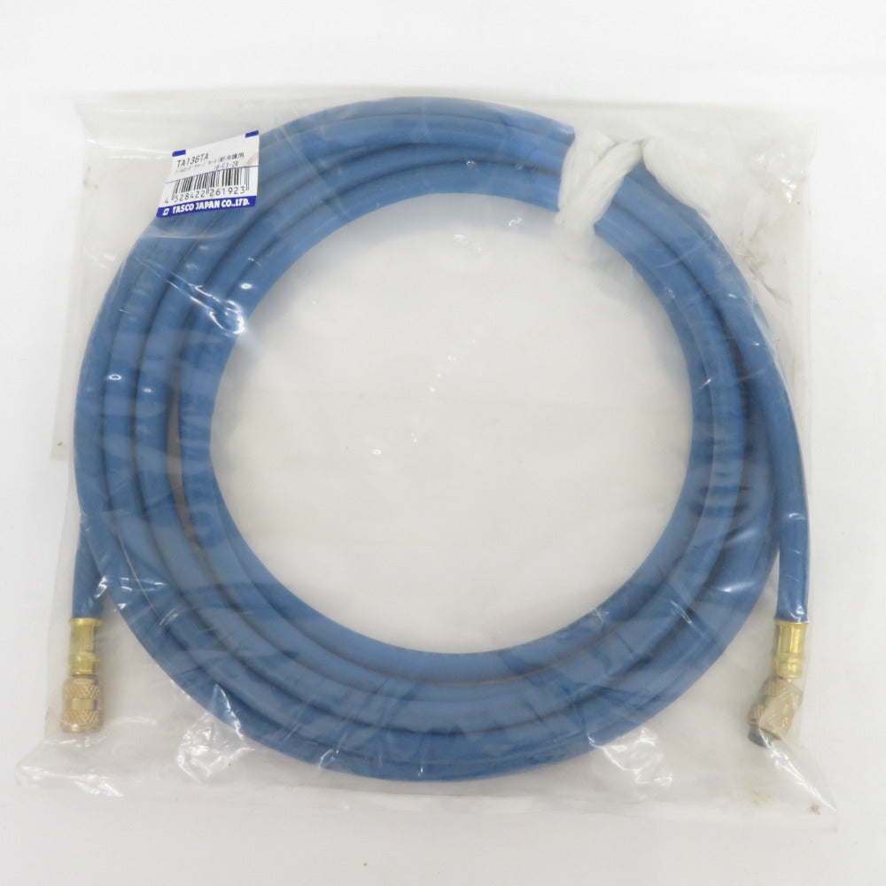 イチネンTASCO タスコ R404A、R407C、R507A、R134a 1/4”ロングチャージホース 青 新冷媒用 5m TA136TA 未使用品 【工具専門店 テイクハンズ金沢野々市店】 イチネンTASCO タスコ R404A、R407C、R507A、R134a 1/4”ロングチャージ