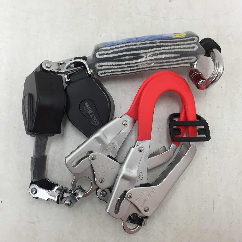 藤井電工 フルハーネス用ツインランヤード 巻取式 スイベル付 タイプ1 