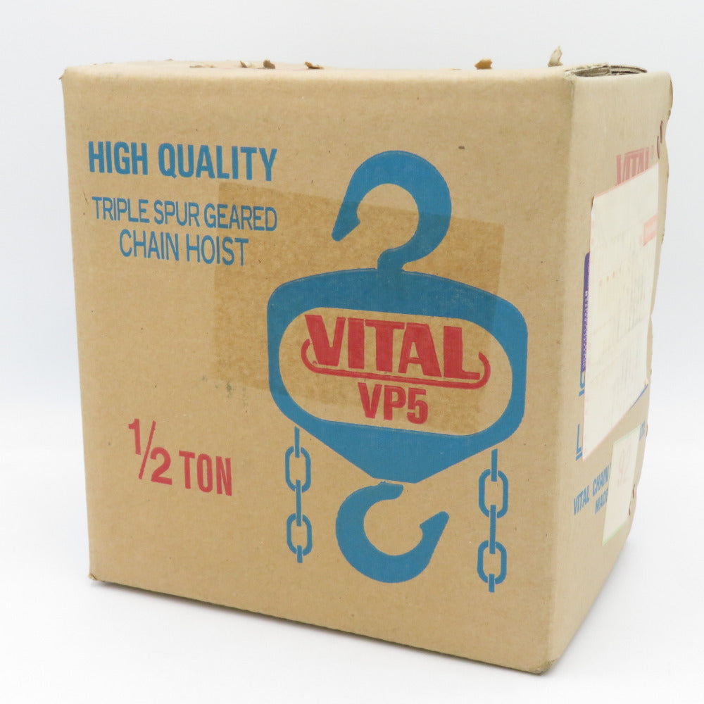 VITAL バイタル工業 チェーンブロック VP型 0.5t 標準揚程2.5m VP5-05 