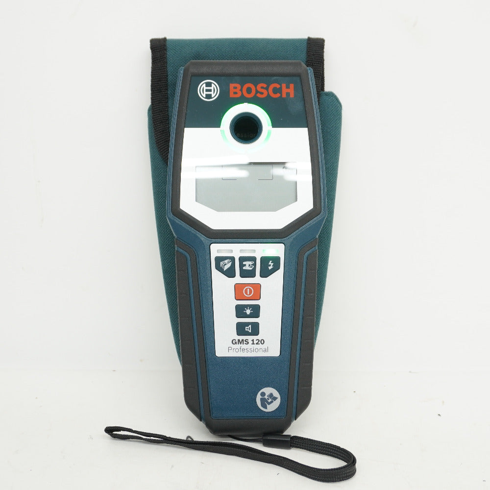 BOSCH ボッシュ デジタル探知機 最大探知深さ120mm ソフトケース付 GMS120 中古美品 【工具専門店 テイクハンズ金沢野々市店】 BOSCH ボッシュ デジタル探知機 最大探知深さ120mm ソフトケース付