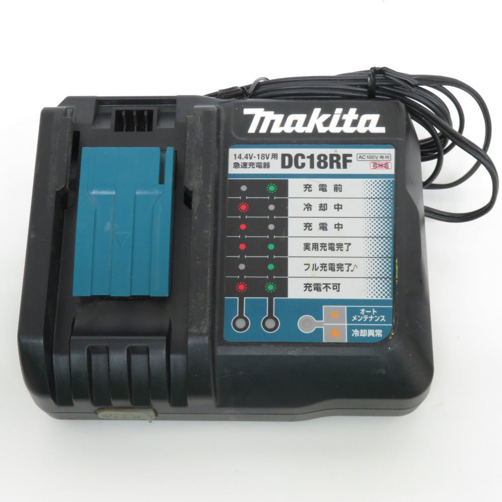 makita マキタ 14.4～18V 急速充電器 本体のみ DC18RF JPADC18RF 中古 【工具専門店 テイクハンズ金沢野々市店】 makita マキタ 14.4～18V 急速充電器 本体のみ DC18RF JPADC18RF 中古