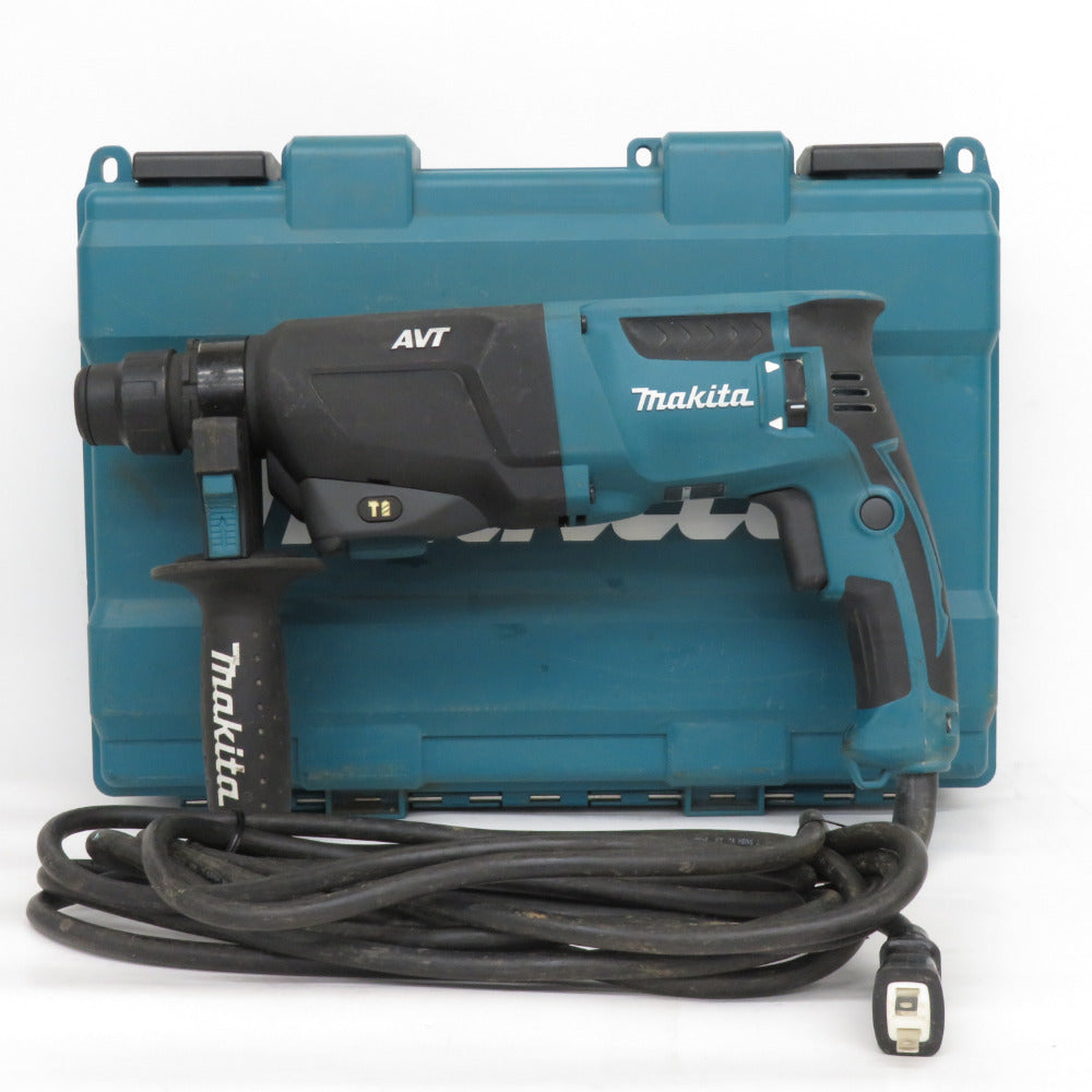 makita マキタ 100V 26mm ハンマドリル SDSプラス コンクリート26mm 鉄工13mm 木工32mm ケース付 HR2601F 中古 【工具専門店 テイクハンズ金沢野々市店】 makita マキタ 100V 26mm ハンマドリル SDSプラス コンクリート26mm