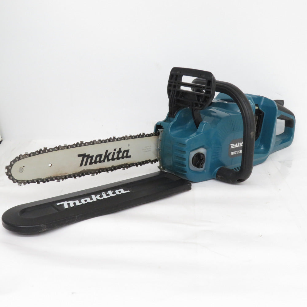 makita マキタ 18V×2 18V+18V対応 350mm 充電式チェンソー 青 本体のみ MUC353D 中古 【工具専門店 テイクハンズ金沢野々市店】 makita マキタ 18V×2 18V+18V対応 350mm 充電式チェンソー 青 本体のみ