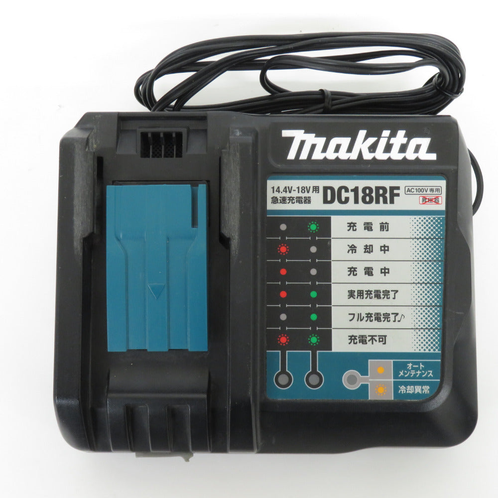 makita マキタ 14.4～18V 急速充電器 本体のみ DC18RF JPADC18RF 中古美品 【工具専門店 テイクハンズ金沢野々市店】 makita マキタ 14.4～18V 急速充電器 本体のみ DC18RF JPADC18RF 中古