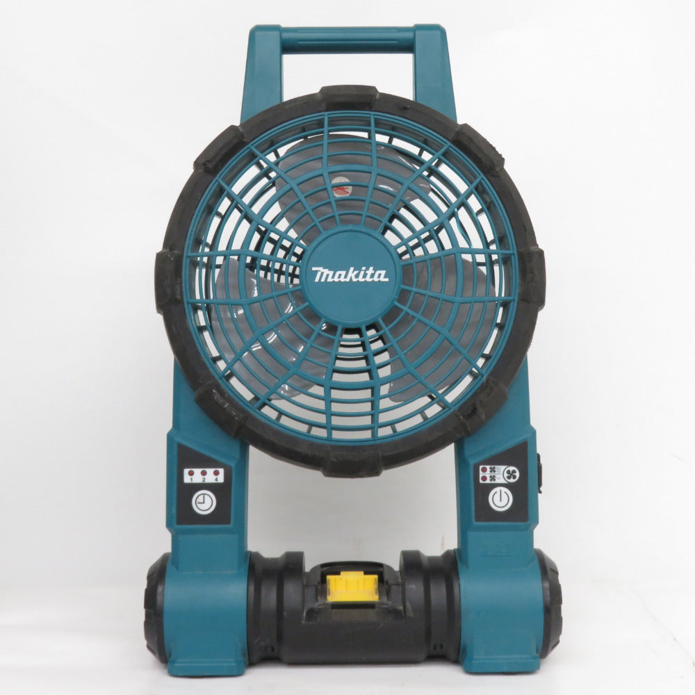【中古】マキタ Makita CF201DZ 充電式ファン 14.4V/18V ACアダプタ付き【ハンズクラフト佐賀】 makita マキタ 14.4/18V対応 充電式ファン 青 本体のみ ACアダプタ欠品