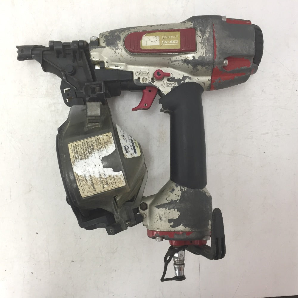 【中古】マックス MAX CN-450S 常圧コイルネイラ 50mm【ハンズクラフト佐賀】 MAX マックス 50mm 釘打機 常圧コイルネイラ 下地専用機 CN-450 中古
