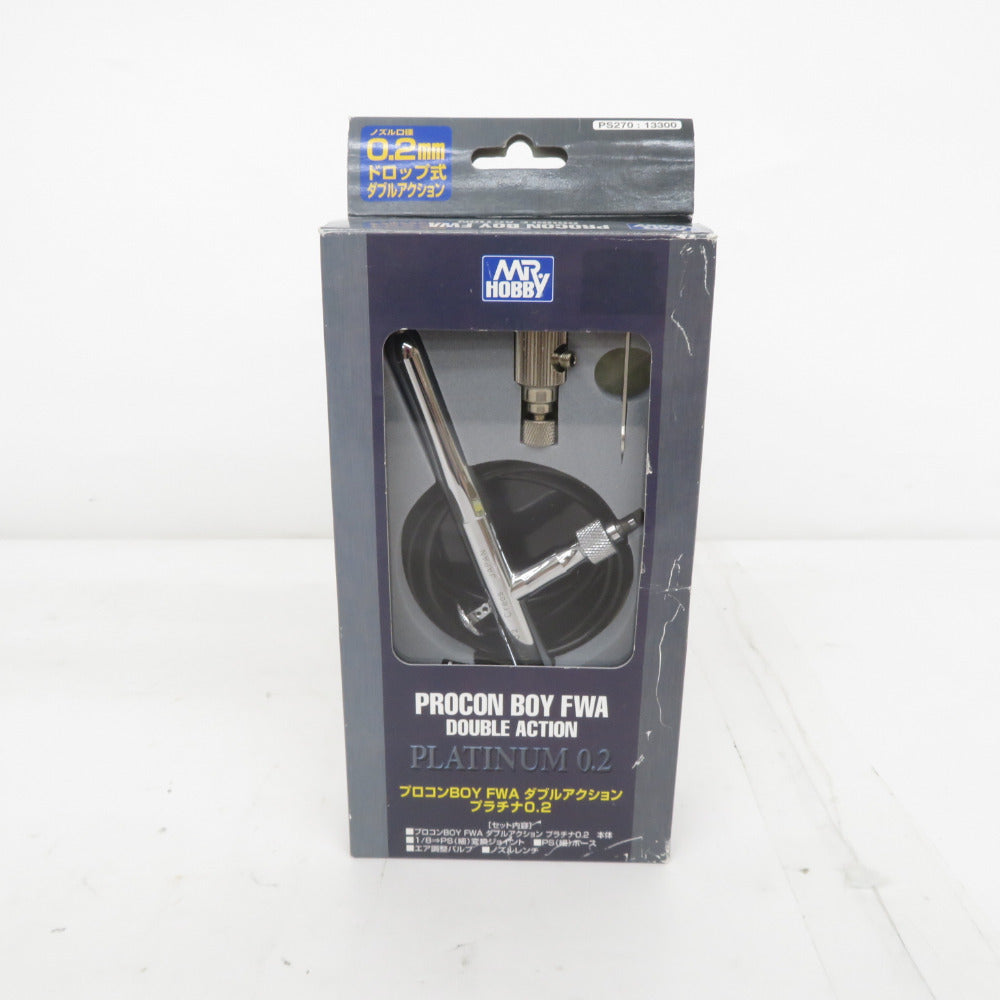 クレオス エアブラシ ps270 プラチナ0.2 WA ダブルアクション PS270 プロコンBOY WAプラチナ0.2【PS270:4973028835007】