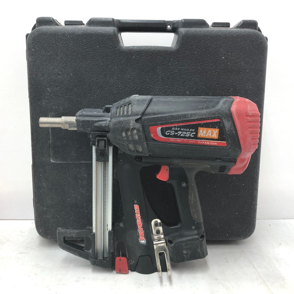 MAX マックス 25mm ガスネイラ ピン打機 ケース・充電器・バッテリ2個