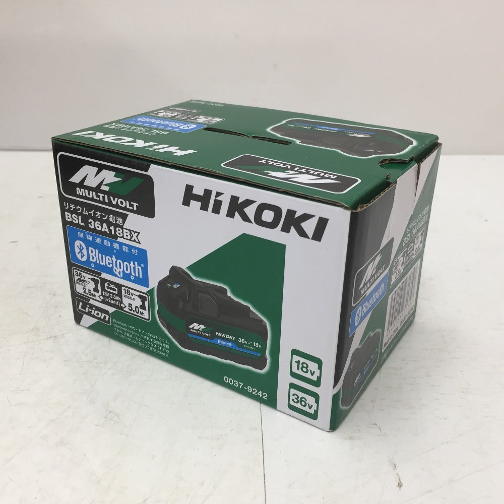 HiKOKI ハイコーキ マルチボルト 36V-2.5Ah 18V-5.0Ah Li-ionバッテリ リチウムイオン電池 新型 Bluetooth無線連動機能付  BSL36A18BX 0037-9242 未使用品 | テイクハンズ takehands | 工具専門店 テイクハンズ