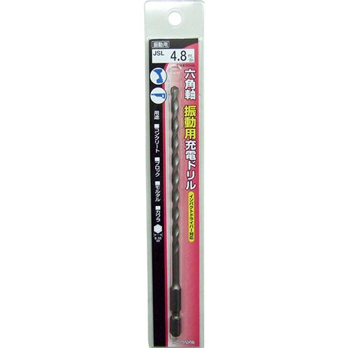 コマ 六角軸振動用充電ドリル ロング JSL-48 076746 (金属・金工)