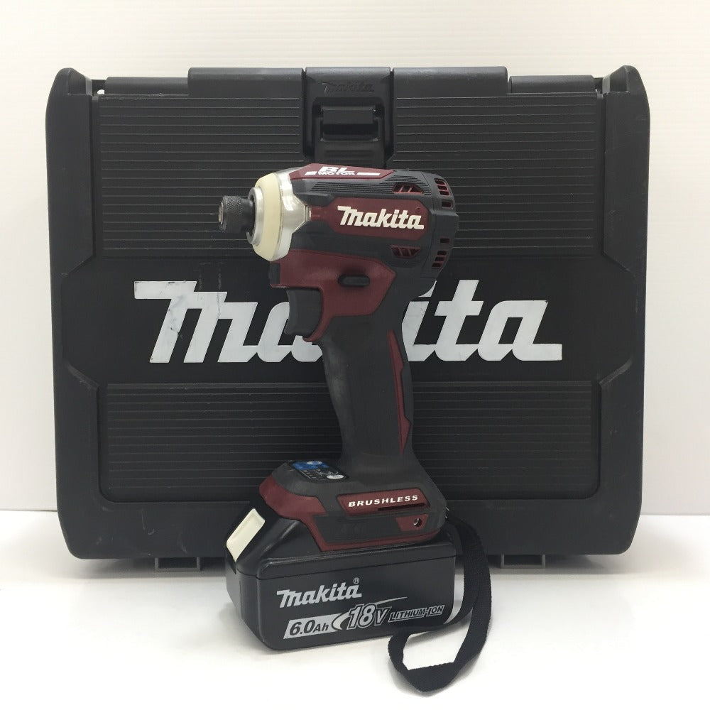 makita (マキタ) 18V 6.0Ah 充電式インパクトドライバ オーセンティックレッド ケース・充電器・バッテリ2個セット TD171DGXAR  中古 | テイクハンズ takehands | 工具専門店 テイクハンズ