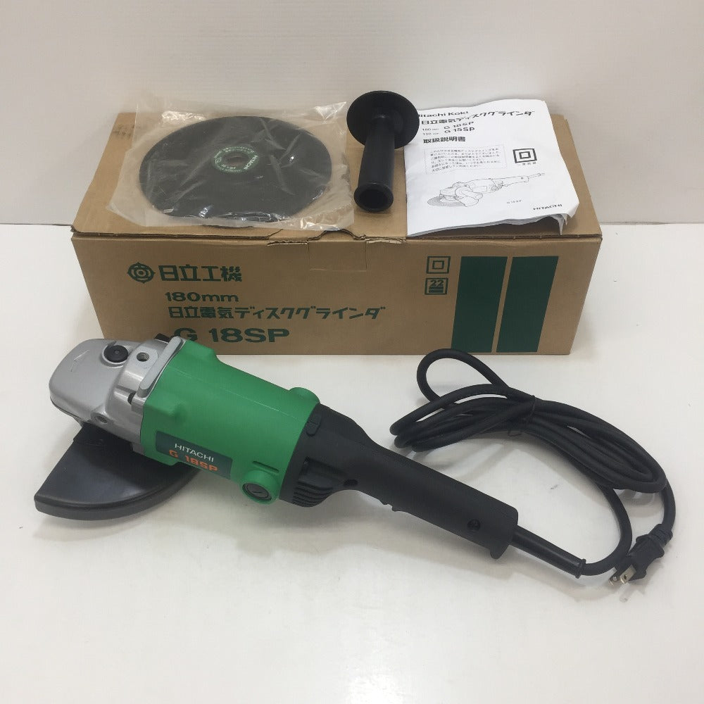 日立工機 HiKOKI 100V 180mm 電気ディスクグラインダ スパナ欠品