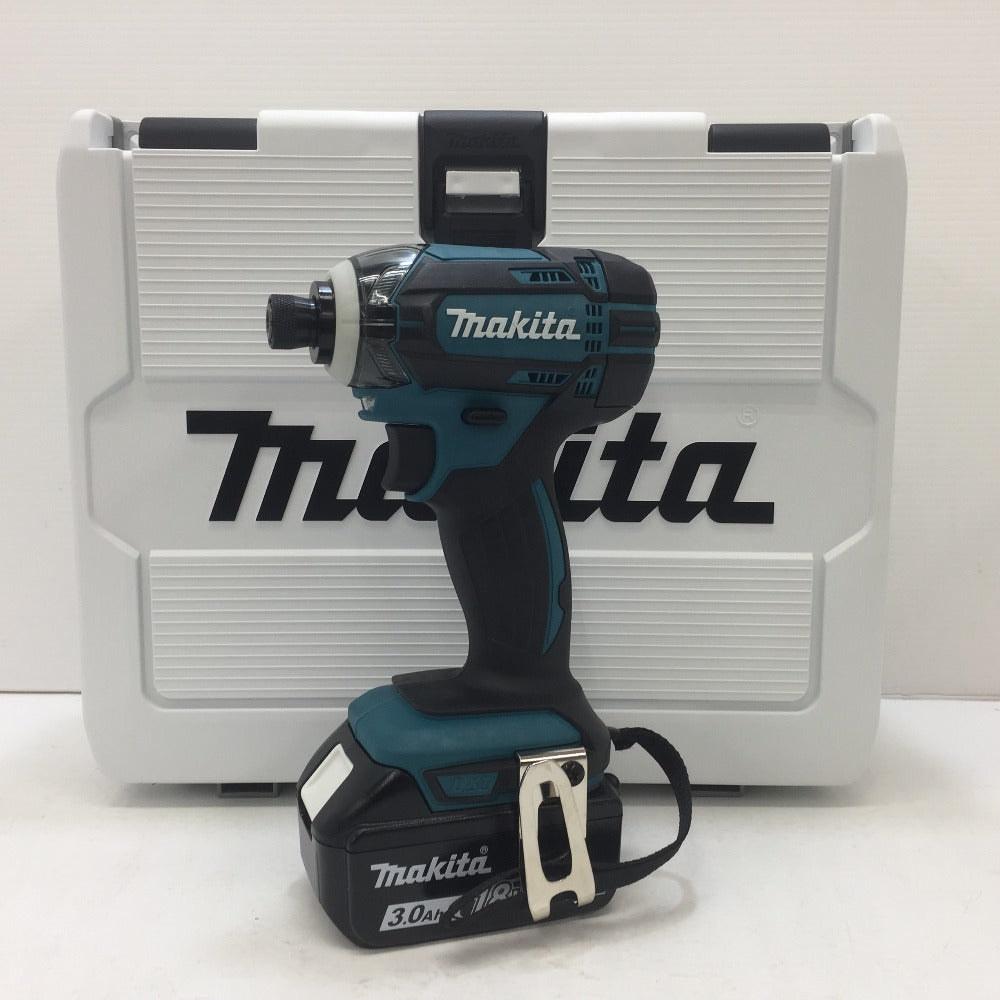 makita (マキタ) 18V 3.0Ah 充電式インパクトドライバ 青 ケース・充電