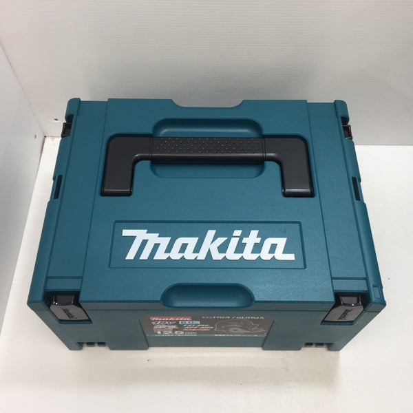makita (マキタ) 18V 6.0Ah 125mm 充電式マルノコ 無線連動対応 ケース・充電器・バッテリ2個・鮫肌チップソーセット HS475DRGX 未使用品