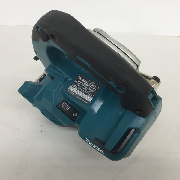 makita (マキタ) 18V対応 125mm 充電式マルノコ 青 本体のみ HS474D 中古美品