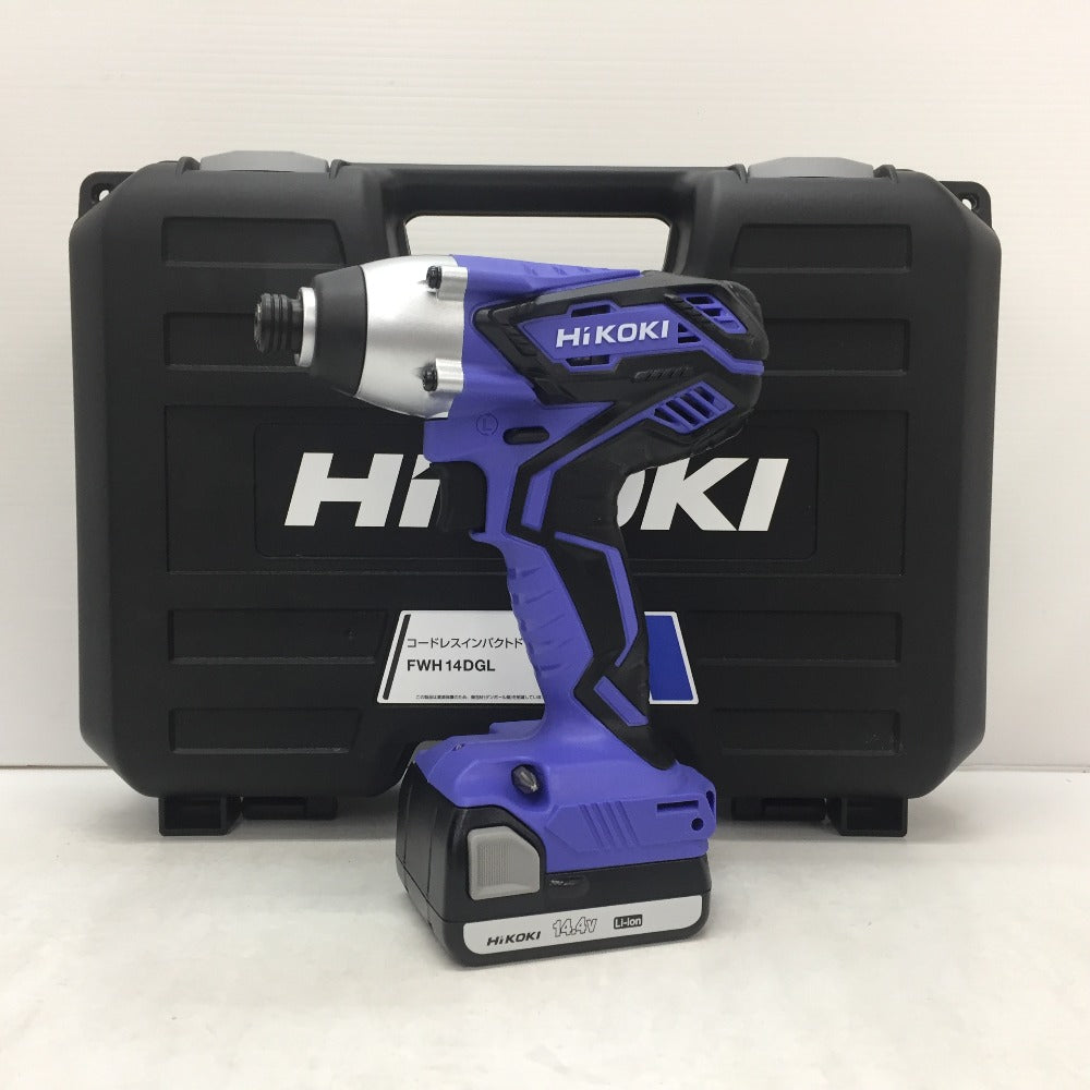 HiKOKI (ハイコーキ) 14.4V 1.5Ah コードレスインパクトドライバ ケース・充電器・バッテリ2個セット FWH14DGL(2LEGK)  未使用品 | テイクハンズ takehands | 工具専門店 テイクハンズ