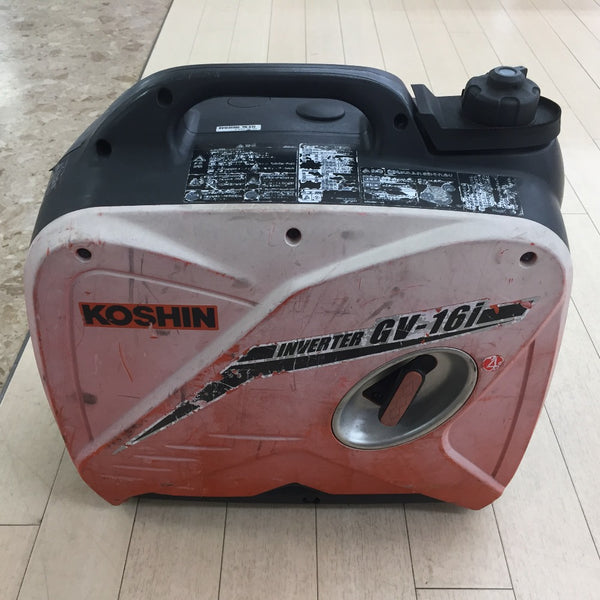 KOSHIN 工進 1.6kVA インバーター発電機 屋外用 GV-16i 中古