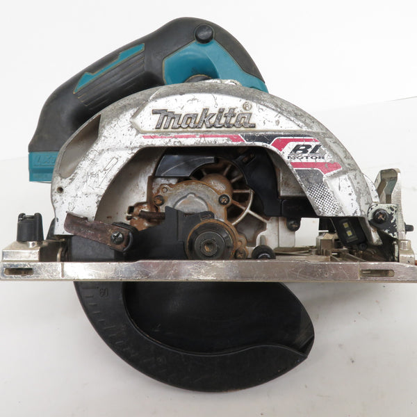 makita (マキタ) 18V対応 165mm 充電式マルノコ 青 本体のみ ノコ刃なし HS631D 中古