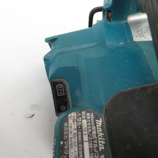 makita (マキタ) 18V対応 165mm 充電式マルノコ 青 本体のみ ノコ刃なし HS631D 中古
