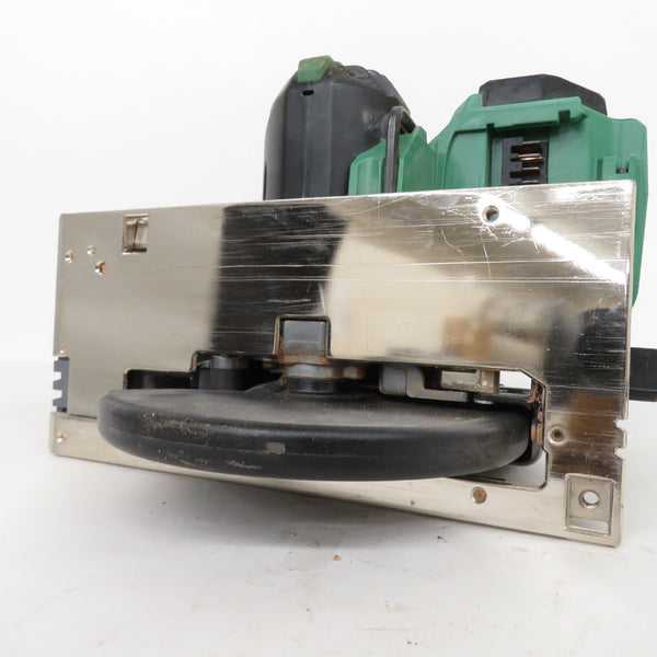 HiKOKI (ハイコーキ) マルチボルト36V 165mm コードレス丸のこ マルノコ アグレッシブグリーン バッテリ1個セット C3606DA(SK) 中古