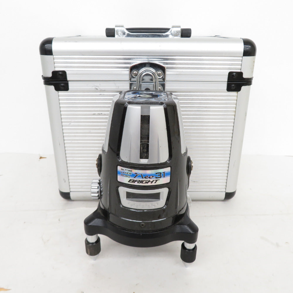 開封未使用品 シンワ レーザー 墨出し器 レーザーロボ neo31 BRIGHT 縦