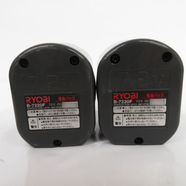 RYOBI KYOCERA 京セラ 7.2V 2.0Ah Ni-Cd 充電式タイルパッチ ケース・充電器・バッテリ2個セット BTP-721 中古美品