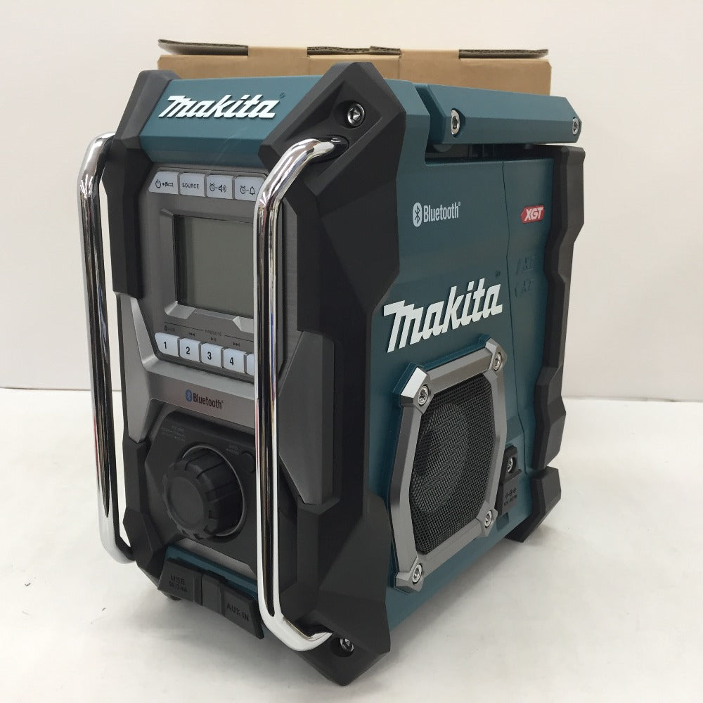 makita (マキタ) 10.8～18V/40Vmax/AC100V対応 充電式ラジオ 青 本体