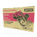 日立工機 HiKOKI 14.4V対応 125mm コードレス丸のこ マルノコ 本体のみ 外箱付 C14DSL(NN) 中古