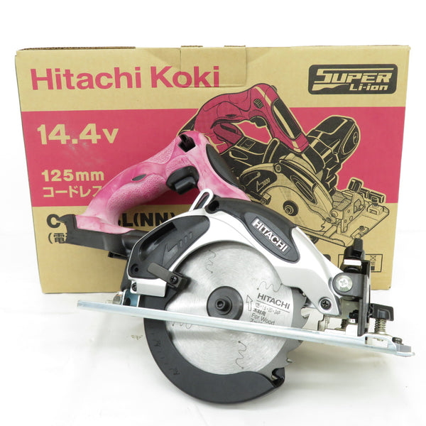日立工機 HiKOKI 14.4V対応 125mm コードレス丸のこ マルノコ 本体のみ 外箱付 C14DSL(NN) 中古