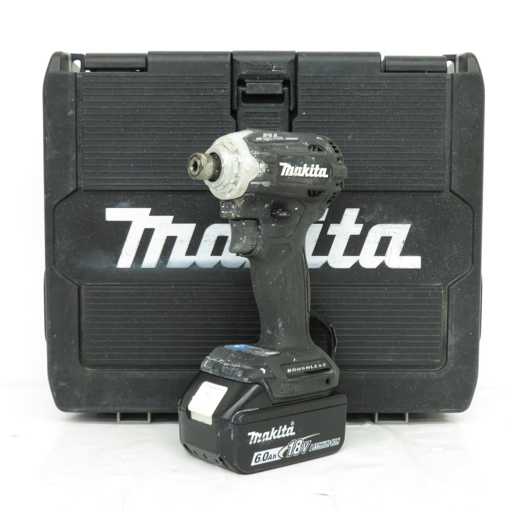 中古美品 マキタ(Makita) 充電式インパクトドライバ(黒) 18V 6Ah バッテリ2本・充電器・ケース付 TD171DRGXB バッテリー2個とも充電回数1回！ 使用回数1回！【リライズ野田愛宕店】【店頭取引限定】【中古美品】1点限り早い者勝ち！ hn21961-1.jpg?v=1687831314
