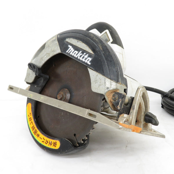 makita (マキタ) 100V 165mm マルノコ 白 角度調整用ツマミネジ1本欠品 5731SW 中古 ジャンク品