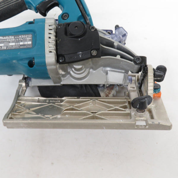 makita (マキタ) 14.4V 3.0Ah専用 125mm 充電式防じんマルノコ 本体のみ ケース・充電器付 KS521D 中古
