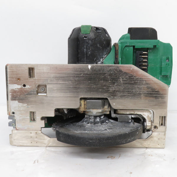 HiKOKI (ハイコーキ) マルチボルト36V対応 125mm コードレスリフォーム用丸のこ マルノコ 無線連動非対応 本体のみ ケース・充電器付 パワーモード時ブレーキやや遅れ C3605DB 中古