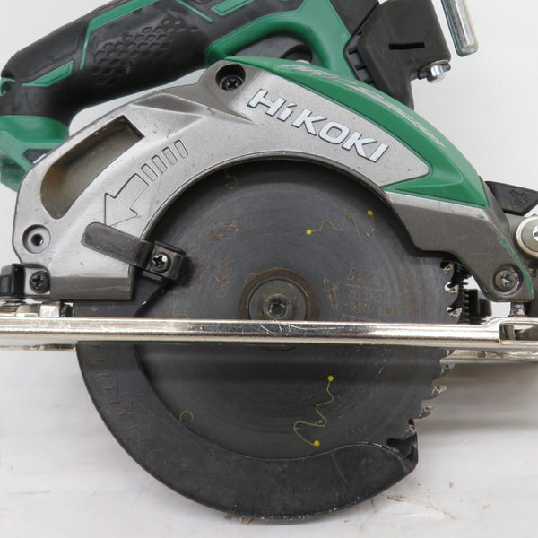 HiKOKI (ハイコーキ) マルチボルト36V対応 125mm コードレスリフォーム用丸のこ マルノコ 無線連動非対応 本体のみ ケース・充電器付 パワーモード時ブレーキやや遅れ C3605DB 中古