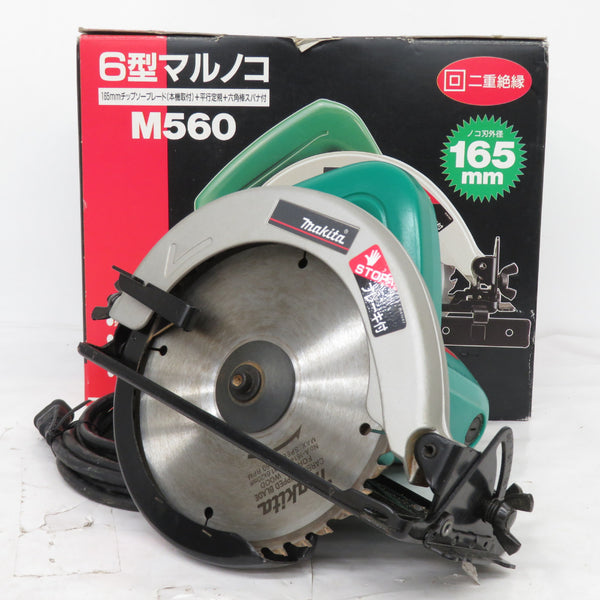 makita (マキタ) 100V 165mm 6型マルノコ ツナギコード付 M560 中古