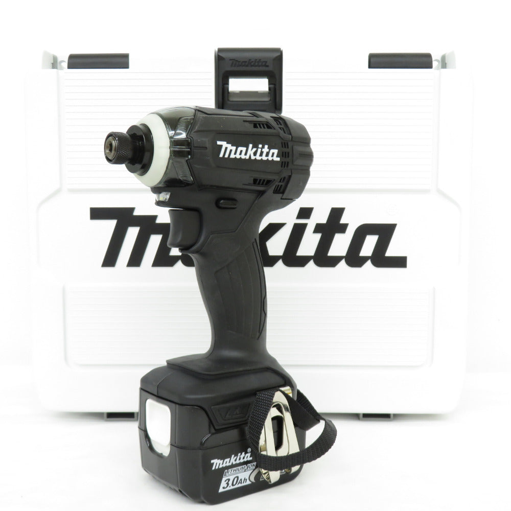 makita (マキタ) 14.4V 3.0Ah 充電式インパクトドライバ 黒 ケース