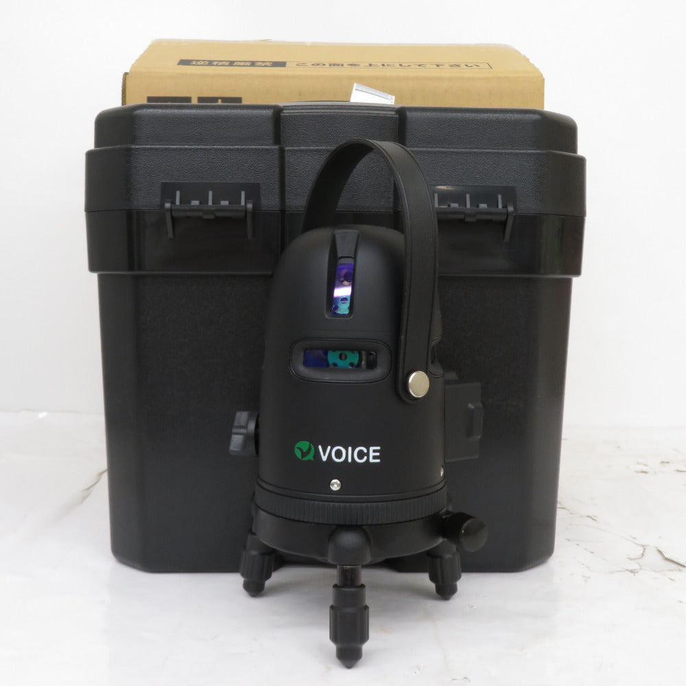 VOICE レーザー墨出器 グリーンレーザー フルライン 水平・大矩・鉛直 